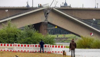 Experten finden korrodierte Stützen an eingestürzter Carolabrücke