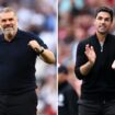 The key difference between Ange Postecoglou and Mikel Arteta that will decide the north London derby