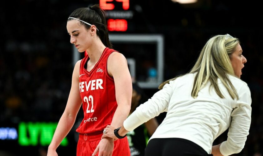 Caitlin Clark slams refs for foul pushing her to brink of suspension; coach says she 'needs to move on'