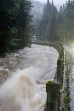 In Österreich, Polen und Tschechien kam es bereits zu Überschwemmungen, auch Deutschland stellt sich auf Hochwasser ein. Foto: D