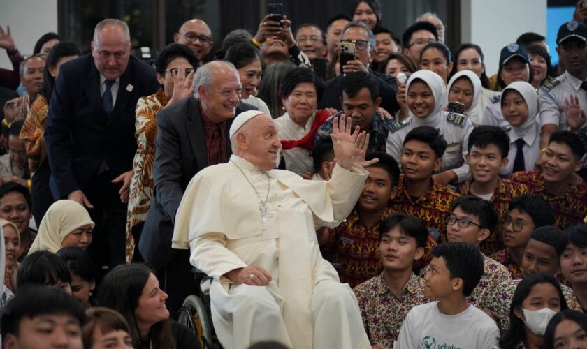 87 and hobbled, Pope Francis goes off-script in Asia and reminds world he can still draw a crowd