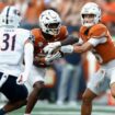 Arch Manning converts 2 touchdowns in 3 plays after coming off the bench for injured Texas starter