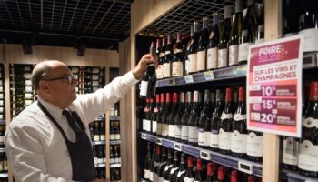 Une foire au vins dans un supermarché de Paris, le 3 septembre 2018