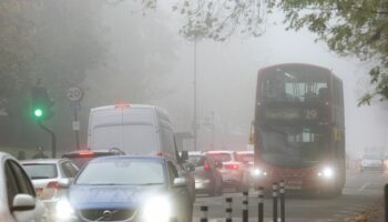 UK weather: Met Office fog warnings in full as millions of Brits face 5 hours of misery on Monday