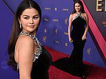 Selena Gomez dazzles in black and silver gown as she leads best dressed on the red carpet at the 2024 Primetime Emmy Awards