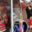 Taylor Swift does NOT sit with Trump supporter Brittany Mahomes at Chiefs game again after former president lashed out - as popstar snubs WAG bestie for her mom and A-List pals