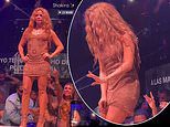 Shakira abruptly EXITS stage after fans 'filmed up her dress' in shock video