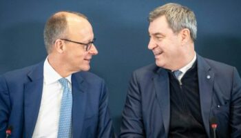 Kanzlerkandidatur der Union: Friedrich Merz und Markus Söder einigen sich - auf den CDU-Chef