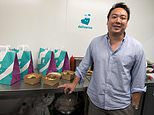 Deliveroo boss sells £15m of shares: Founder Will Shu who STILL delivers meals himself and just eats food from his own app cashes in after delivery firm made first profit