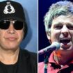 Gene Simmons von Kiss und Noel Gallagher von Oasis