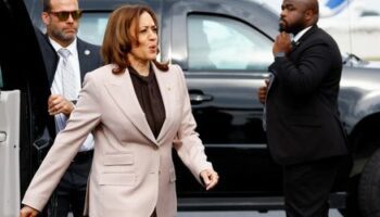 Kamala Harris wirft Donald Trump und den Republikanern Lügen über Migranten in Ohio vor