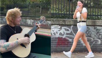 Runner serenaded by Ed Sheeran in viral video describes