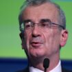 Le gouverneur de la Banque de France François Villeroy de Galhau s'exprime à Paris pour le "Climate Finance Day" le 26 octobre 2021