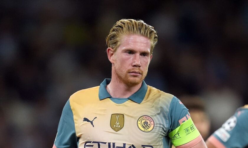 Kevin De Bruyne a doubt to face Arsenal after frustrating night for Man City