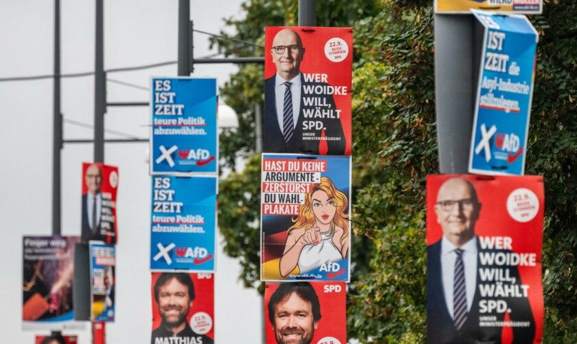 Vor der Wahl in Brandenburg: AfD in Umfragen vorn, Woidke kündigt Rücktritt bei AfD-Sieg an