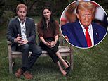 Harry and Meghan can't help themselves!' Sussexes decision to speak out on US election is bid to 'harvest' votes for Kamala Harris - and impress 'woke Hollywood elite', Republicans say