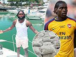 Revealed: Full details from former Arsenal striker Jay Emmanuel-Thomas's court appearance over 'importing drugs' after 'partner' was arrested at Stansted Airport, as his bail application is rejected