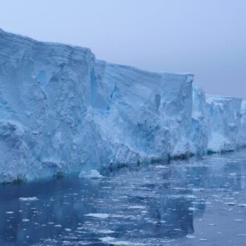 Experts now think much of the Thwaites Glacier could have melted by the 23rd century. Pic: PA