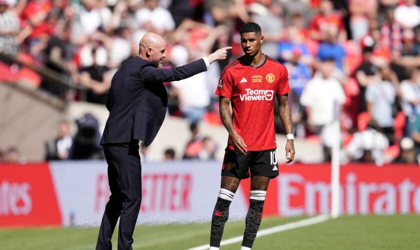 Erik Ten Hag backs Marcus Rashford to take confidence from recent goals