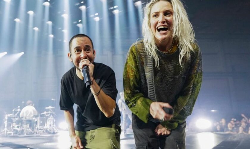 Nach sieben Jahren Pause meldete sich die US-Band Linkin Park mit einer neuen Frontfrau zurück. (Archivfoto) Foto: Jordan Straus