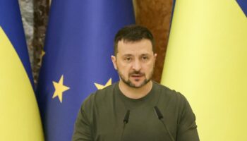 Le président ukrainien Volodymyr Zelensky, le 20 septembre 2024 à Kiev