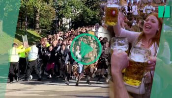 L’Oktoberfest, dure deux semaines à Munich, mais ils ne voulaient pas manquer la première chope