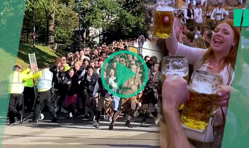 L’Oktoberfest, dure deux semaines à Munich, mais ils ne voulaient pas manquer la première chope