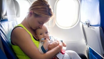 Mum seething as parents demand she take 10-hour flight with newborn so they can meet him