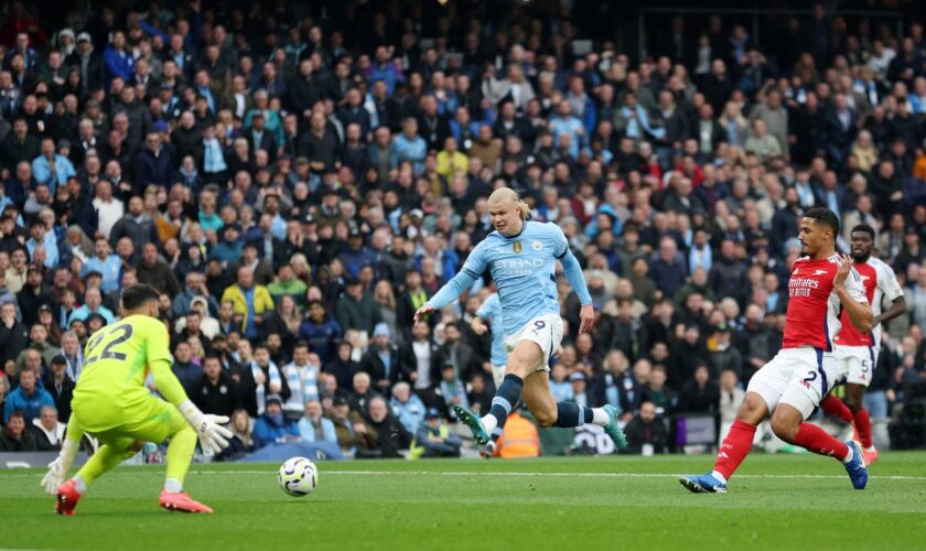 Manchester City v Arsenal LIVE: Latest score as Erling Haaland slots early goal in Premier League showdown