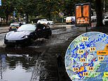 UK weather: One month's worth of rain to fall in hours as commuters face travel hell across the country with maps showing where flooding, thunder and lightning will hit