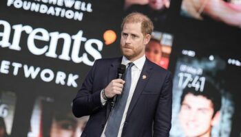 Prince Harry's tense gestures show he's troubled and angry during fiery speech - expert