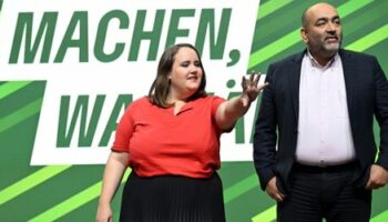 Ricarda Lang und Omid Nouripour treten vom Grünen-Parteivorsitz zurück