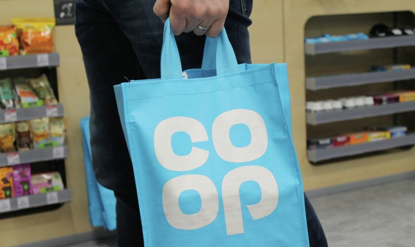 Undated handout file photo issued by the Co-op of a tote bag. The Co-op is to scrap use-by dates on all its own-brand yogurts in a bid to reduce food waste, the company has announced. Issue date: Friday April 22, 2022.