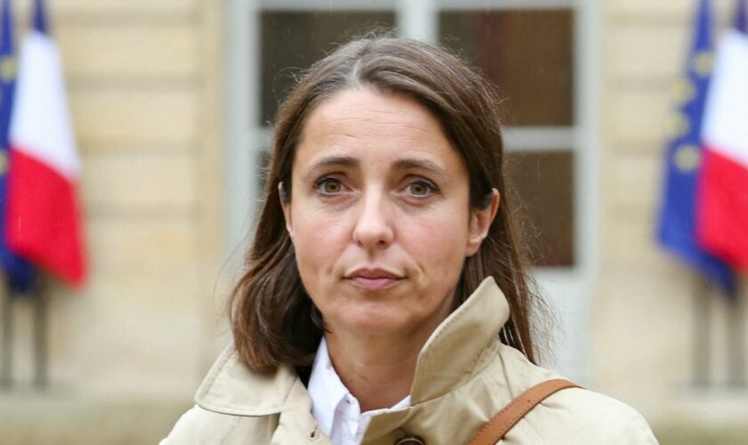 Sophie Binet, secrétaire générale de la CGT, à Matignon le 25 septembre 2024.