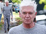 Phillip Schofield looks pretty pleased with himself as he is pictured for the first time since his TV comeback news broke - after followers branded him a 'narcissist'