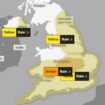 UK weather warnings. Pic: Met Office