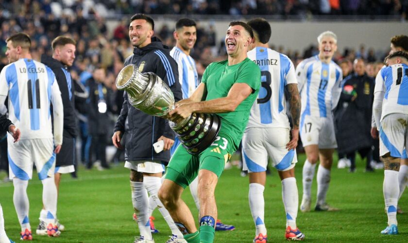 Argentina goalkeeper Emiliano Martinez hit with two-match international ban for ‘offensive behaviour’