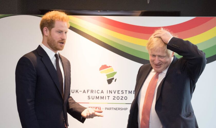 Palace did not ask Boris Johnson to give Prince Harry ‘pep talk’ over leaving UK