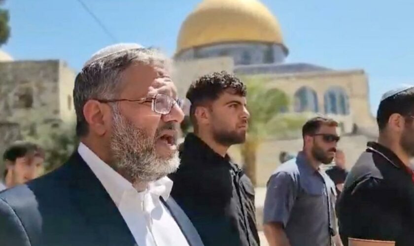 À Jérusalem, Itamar Ben Gvir fait monter la pression sur l’esplanade des Mosquées