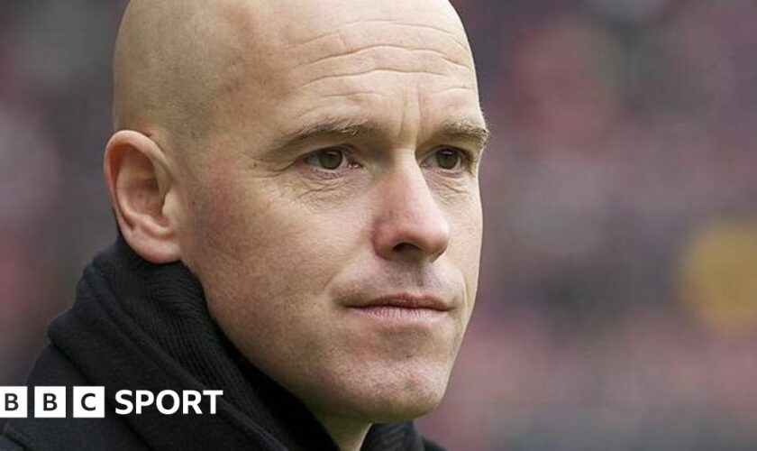 Erik ten Hag at FC Twente