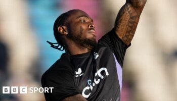 England's Jofra Archer bowls in the nets during white-ball series against Australia