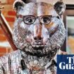 Artists ‘absolutely heartbroken’ after $60,000 bike-riding bear statue stolen from Melbourne laneway