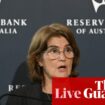 Australia news live: RBA governor to give speech amid growing calls to cut interest rates