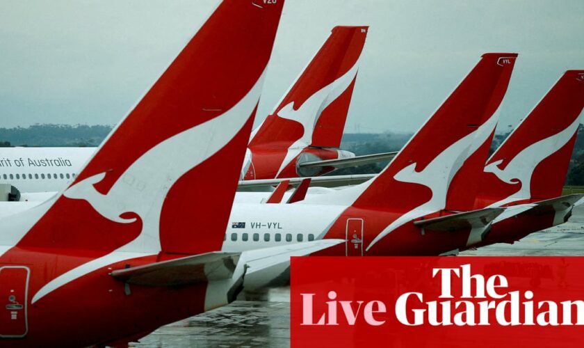 Australia news live: flight disruption threat as Qantas engineers strike; $1m median suburbs at record high