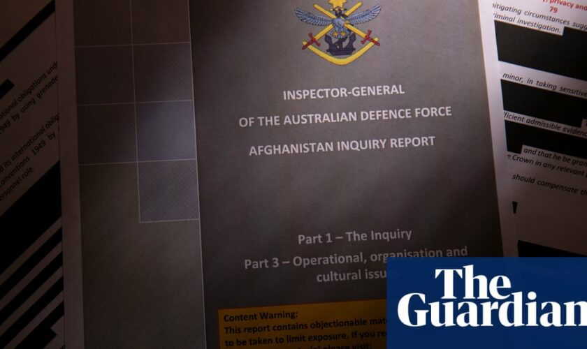 Australian military officers to be stripped of honours after alleged war crimes under their command