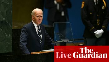 Biden addresses UN leaders for final time as president – live