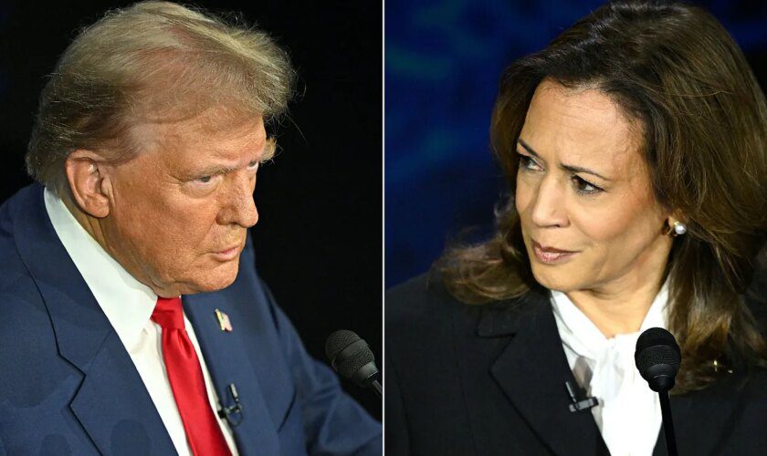 Debate Kamala Harris - Donald Trump | Trump acusa a los inmigrantes de comerse perros y gatos ante la mirada atónita de Harris