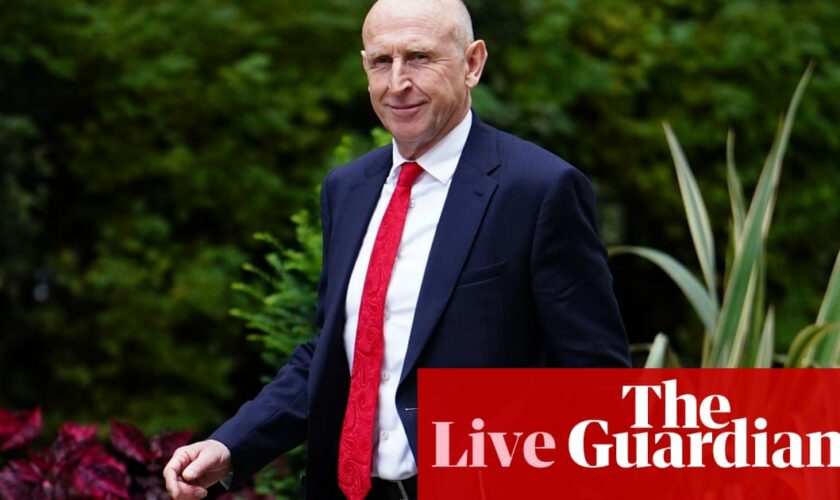 Defence secretary rejects Boris Johnson’s claim suspension of some arms sales means UK ‘abandoning Israel’ – UK politics live