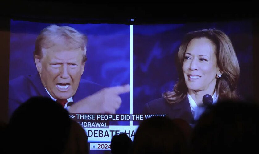 El debate entre Trump y Harris fue seguido por 67,1 millones de personas