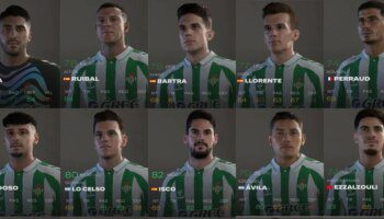 El impresionante parecido de las caras de los jugadores del Betis en el EA Sports FC 25